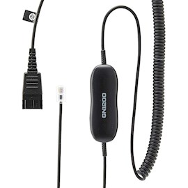 IP ტელეფონის გადამყვანი Jabra GN1200 CC, RJ9 IP Phone Connector, 2m, Black